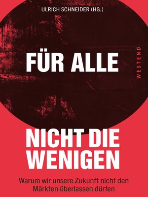 cover image of Für alle, nicht die Wenigen